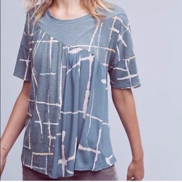 Anthropologie Tops - Anthropologie Akemi & Kin Size M Mixed Media Tee